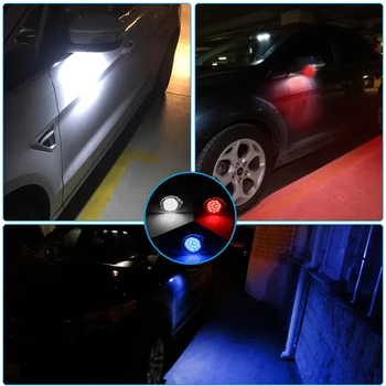 2Pcs LED Procesi Razsvetljave v Skladu Strani Ogledalo Mlaka Luč za Ford Edge Ranger Mondeo Fusion Flex Explorer Taurus Ekspedicije