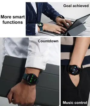Pametno Gledati Človeka, Bluetooth 4.0 Krvnega Tlaka, Srčnega utripa IOS 8.4 Različico Zgoraj Android 4.4 Nad Smartwatch Android