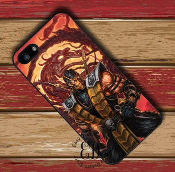 Mortal Kombat X Scorpion primeru za iphone 11 12 pro X XR XS Max 6 7 8 plus Samsung S10 S20 s8 s9 plus opomba 8 9 10