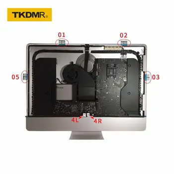 TKDMR Zamenjava LCD Panel Lepilni Trak, Trakovi, Nalepke + Odpiranje Kolo, škatla za Orodje za iMac(27/21.5-palčni, Pozno 2012/2013//15)