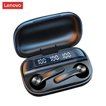Lenovo QT81 TWS Brezžične Slušalke Stereo Šport Nepremočljiva Čepkov Slušalke z Mikrofonom, Bluetooth Slušalke HD Klic 1200mAh