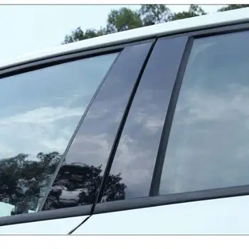 6pcs/Set Okno Avtomobila B-stebra Avto Nalepke Trim Prevleke za Toyota Corolla 2016 2017 2018 Avto Nalepke, dodatki