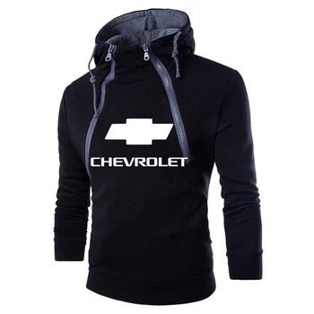 Hoodies Moških, Chevrolet Motor Car Logo Print Majica Pomlad Jesen Moški pulover s kapuco Dvojno sklop harajuku Športna trenirka