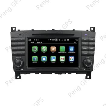 Android Stereo Za Mercedes Benz C-Razred W203 2004-2007 Multimedijski zaslon na Dotik, GPS Navigacija za Avto DVD Predvajalnik Radio DSP Carplay