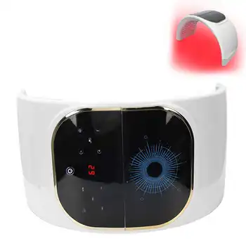 7 Barv PDT Obrazno Masko LED Svetlobno Terapijo 2 v 1 za Pomlajevanje Kože Pralni Spa Akne Odstranjevalec Proti Gubam In Ogrevanje Zdravljenje