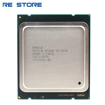 E5 2640 Intel Xeon lga 2011 CPU Processore 2,5 GHz Šest-Core Dvanajst-Nit podpirajo X79 motherboard