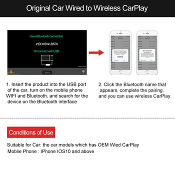 Carlinkit 2.0 CarPlay Brezžični Adapter za Nissan Altima Lannia Listov Qashqai Obratno X-Trail Bluebird-21 Smart box Aktivator