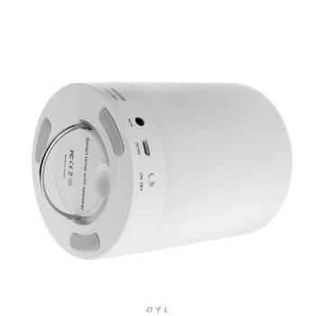 Bluetooth Zvočnik Dotik Lučka za Brezžični Magnetni LED Nočna Built-in Mic Prenosni