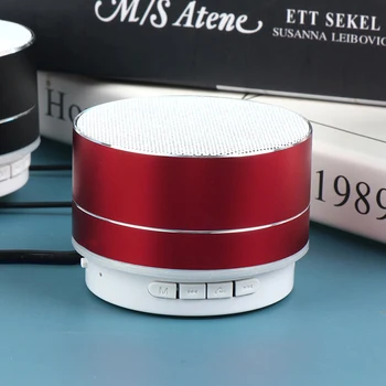 Mini Prostem Bluetooth Zvočnik Stereo Glasbe Subwoofer Prenosni LED Zvočnik