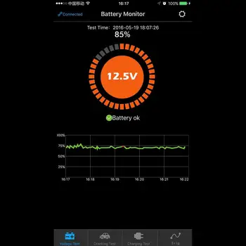 BM2 Baterije Zaslon Analyzer Realnem Času Tester Bluetooth Vezja ob zagonu Test Za Android IOS Diagnostično Orodje, brez Motornih