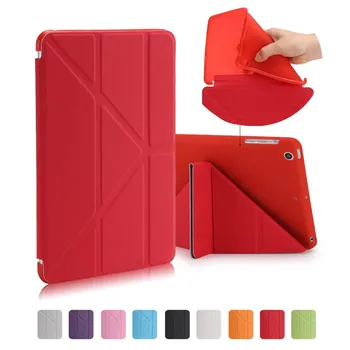 Mini Smart cover za apple Ipad mini 1 mini 2 mini 3 tablete primeru, prožno, mehko tpu silikon hrbtni pokrovček PU usnje ohišje+pisalo