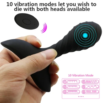 Polnilna Analni Vibrator 10 Hitrost Močne Vibracije Massager Silikonski Moški Prostate Masaža Butt Plug Odraslih Igrače za Homoseksualnih Moških