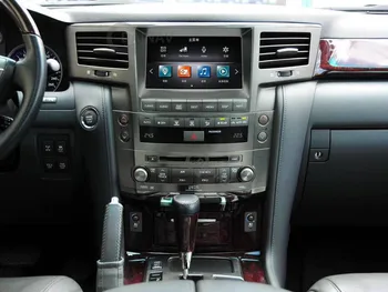 Za Lexus LX570 2007-2012 2013 Tesla Zaslon Carplay 4+64 G Android Player, GPS Enota Auto Audio Stereo Radio, Diktafon Zemljevid
