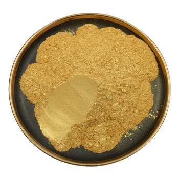#6356 Zlato Biser v Prahu Pigment Dye Keramični Prah Barve Prevleke za Avtomobilske Umetnosti, Obrti, Sljuda v Prahu Pigment Zlato v Prahu 50 g