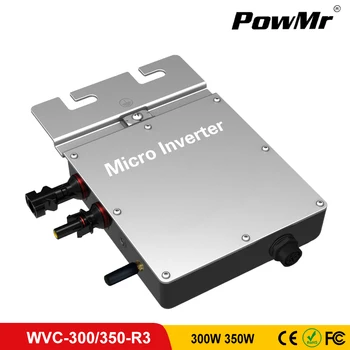 300W/350W Mrežo Kravato Brezžični Mikro Sončna MPPT Inverter WVC pure sine wave 22-50V DC, da AC120V ali 230V AC Z WIFI Komunikacija