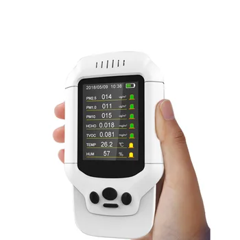 Prenosni Formaldehida Meter PM 2.5 Kakovost Zraka Spremljanje Temperature in Vlažnosti Analizatorji Vrata USB Detektor Multi-Detektor Plina