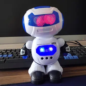 Igrače za Otroke, Ples in Glasbo Robot Dejanje otroške Igrače, Električni Hyun Ples Robot Obračanje Lahka Glasba
