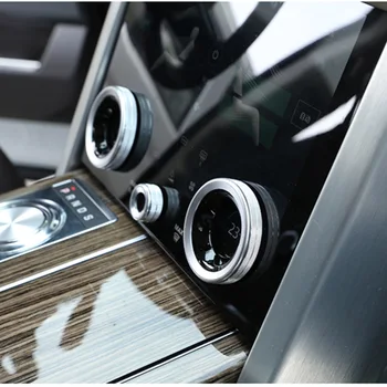 Avto klima gumb nadzorna plošča pokrov trim nalepke Aluminija Glasnost styling Za Zemljišča, ki so Range Rover Sport 2018 2019