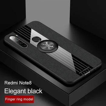 KONSMART Luksuzni Primeru Telefon Za Xiaomi Redmi Opomba 8 Pro Prst Prstan Plemenito Shockproof Zaščitni Pokrov xiomi Redmi Opomba 8Pro Note8