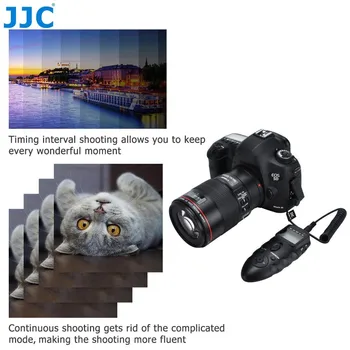 JJC DSLR Fotoaparat 2,4 GHz RF Brezžično Timer Daljinski upravljalnik za FUJIFILM X-H1/X-Pro2/X-A3/X100T/X100F/X-T20 56 Kanali, Nadzor