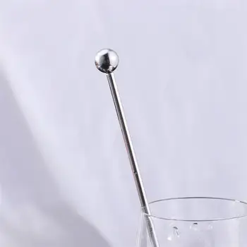 5 Kos 19 cm iz Nerjavečega Jekla Ustvarjalne Mešanje Cocktail Stirrers Palice za svate Bar Swizzle
