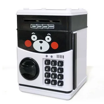 Otroci mačka denar polje Srčkan Risanka ATM Banka Denar Varčevanje Polje Kitty Presence Banka Varno Zaklene Panda Smart Glasovni Poziv Denar Presence Polje