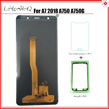 Za Samsung A7 2018 Zaslon za Samsung Galaxy A7 A750 A750g Sm-a750f Mobilni Telefon Zaslon, Zaslon na Dotik, Računalnike Skupščine