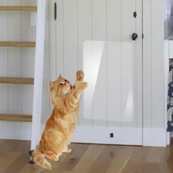 Hišnih Mačk Scratcher PVC Pad Doma Pohištvo Anti-Scratch Zaščitnik Mačka Muca Igranje Mat Kavč Stražar Jasno Nalepka
