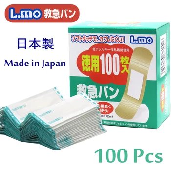 100 kozarcev Japonski Count vodoodporna Dihanje Band-Aid Povoji Srčkan Risanka Hemostasis Lepilo Prvi Pomoči za Otroke, Otroci