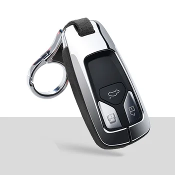 Za Audi A4 B9 V5 V7 TT TTS 8S 2016 2017 avto smart remote Avto Styling Novo Antilop Usnja Cinkove zlitine avto ključ za varstvo primeru zajema