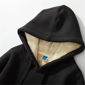 2020 Zimske Moške Dolgo Oplaščeni Priložnostne Moda Toplo Bombaž Moleton Kašmir Majica Sudaderas Obleka, Bluza Hoodie Masculino
