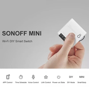 Pametno Stikalo Zaprtih Smart SONOFF Mini WIFI Stikalo Urad Dve Univerzalni Način Inteligentna Stikalo za Brezžični Univerzalno Dve Poti