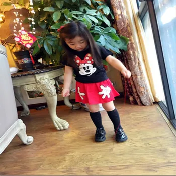 Mickey Baby Boy Oblačila Sklop Minnie Dekleta Disney Oblačila Twin Bratje in Sestre 2pcs bo Ustrezala Šoli Enotnih Športnih Obleko, ki Določa