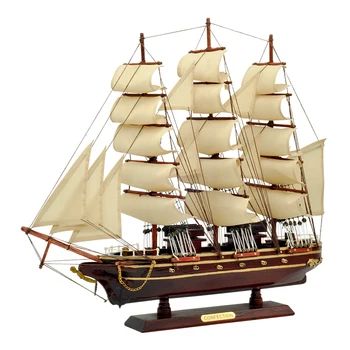 LUCKK Vroče Prodaje 3D Lesene DIY Ladje Skupščine Model Kompleti Klasične Dekor Miniaturni Ladja, ki pluje Ladja Model ZA Dom Dekor Obrti