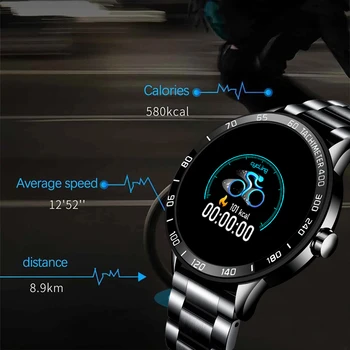 Nove Pametne Watch Moških IP67 Nepremočljiva Fitnes Tracker Srčni utrip, Krvni Tlak Monitor PedometerFor Android, ios Šport smartwatch
