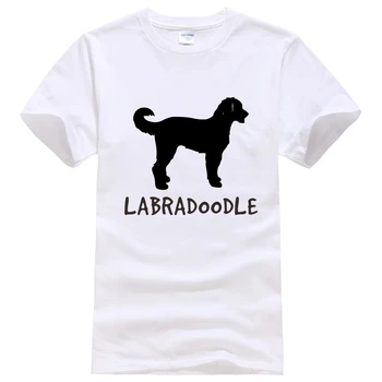 Labradoodle Tzu pes ljubimec lastnik Tee Unisex Majica Moda za Ženske, Moške, Kratek Rokav modni slog Majica