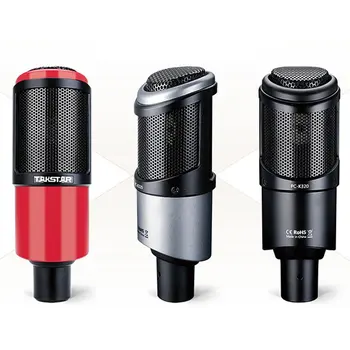 Prvotne Takstar PC-K320 mikrofon z IKONO Upod Pro zvočne kartice in avdio kabel uporabite za profesionalno snemanje