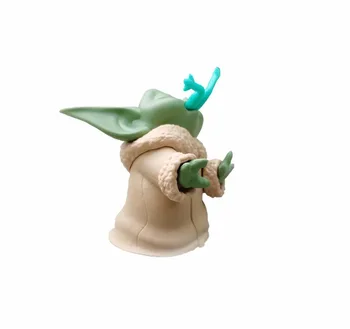 Hasbro 4-6 cm Na Mandalorian Baby Yoda Akcijska Figura Model Igrača Q Različica 5Pcs Otrok Darilo