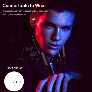 Mini Rojen Brezžična tehnologija Bluetooth Gaming Čepkov Slušalke HD Stereo Slušalke Športne Slušalke Hrupa Preklic Stereo Slušalke