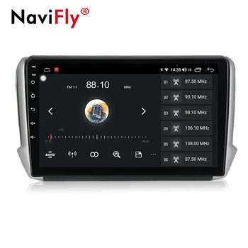 DSP carplay Android10.0 API29 6+128G Avto Radio Večpredstavnostna Video Predvajalnik Navigacija GPS Za Peugeot 208 2008-2016 QLED BT CSD