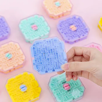 3D Labirint Magic Cube Pregleden Ten-sided (obojestransko), Sestavljanke Hitro Kocka Žogo Vozni Igra Cubos Modrost Igrače za Otroke Darilo Izobraževalne Igrače
