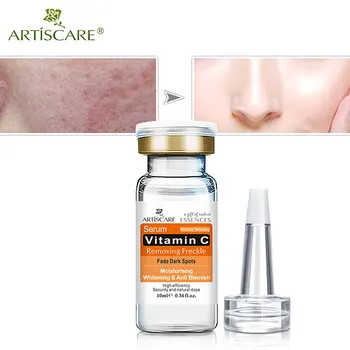 ARTISCARE Vitamin C Serum 3Pcs Spot Freckle Odstranjevanje Anti Aging Acne Scar Odstranjevalec Olja-nadzor VC Bistvo Kože, Tekoči Serum za Nego