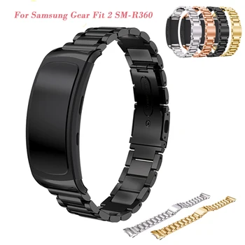 Zamenjava Nerjaveče Kovine Zapestje Traku Za Samsung Prestavi Fit 2 Pro Luksuzni Watchband Zapestnica Za Samsung Fit 2 SM-R360