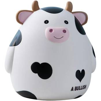 Krava Piggy Bank Denarja, Plastični Kovanci, ki privlači Denar Banka Kovancev Denar Polje Velike Prihranke Polje Kovanec Otroci Darila Božič WF9181