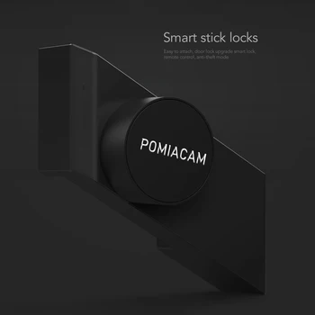 Nova Različica Sherlock Smart Stick zaklepanje S3 Smart zaklepanje vrat, Električni Zaklep z 1pc Tipko Wirelless APLIKACIJO Bluetooth Nadzor (Black)