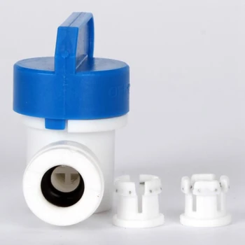 10 KOS Vodo Priključite 1/4 Palca krogelni Ventil Zapreti Quick Connect za Vodo, Povratne Osmoze Sistem Akvarij Osmozo