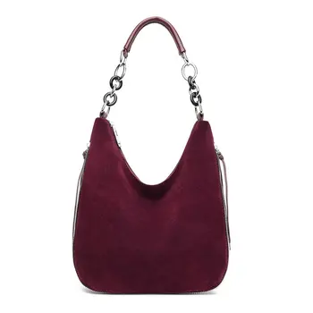 2020 deerskin žamet in usnje luksuzni oblikovalec torbici ženska torba moda zadrgo design messenger bag trend ženski torbici