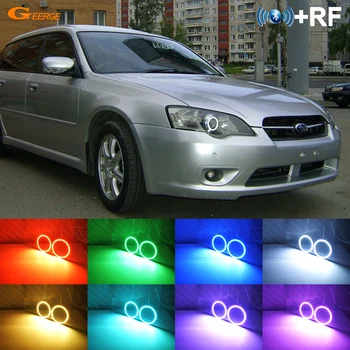 Odlično RF daljinski Bluetooth APP Multi-Barvni Ultra svetla RGB LED Angel Eyes komplet Za Subaru Legacy B4 Svobode IV 2004 2005 2006
