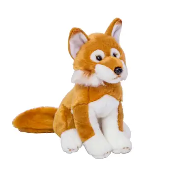 1pc 28 cm Beli Fox Pes Plišastih Igrač Otroci Baby Otrok Simulacije Živali Lutka Lepo Božično Darilo za Rojstni dan