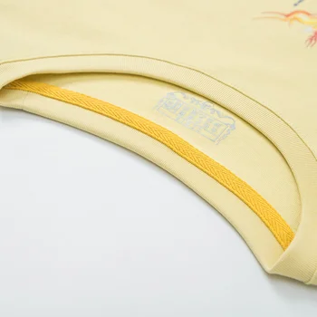 SEMIR Ženske kratke oplaščeni T-shirt 2020 poletje novo osebnost fashion design bombaž udobno krog vratu T-shirt vrh